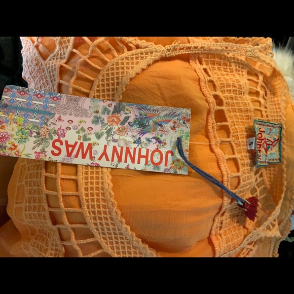 Johnny Was Rayon Square Eyelet Tank Size S NWT - Picture 7 of 8